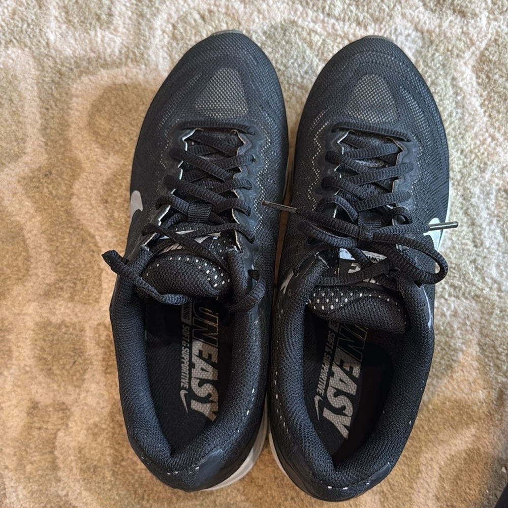 Women's Sz 9 W NIKE AIR MAX Tailwind 7 683635-001 Black White Running Shoes  OSR - Picture 2 of 3